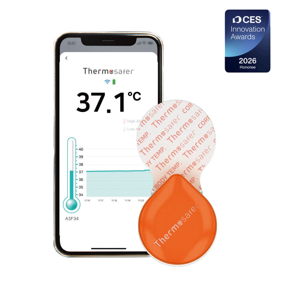 Thermosafer CES 혁신상 수상! 24시간 모니터링 체온계 XST600